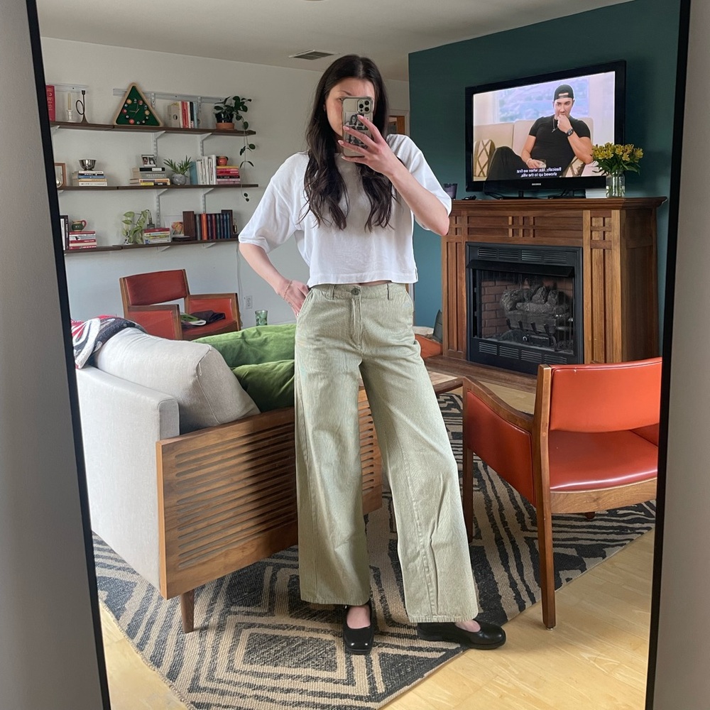 Brixton Olive Stripe Pants